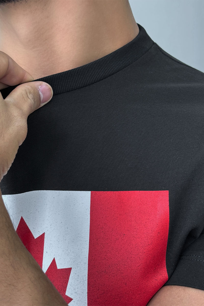 Dsquared2 Футболка тёмно-синего цвета Flag of Canada