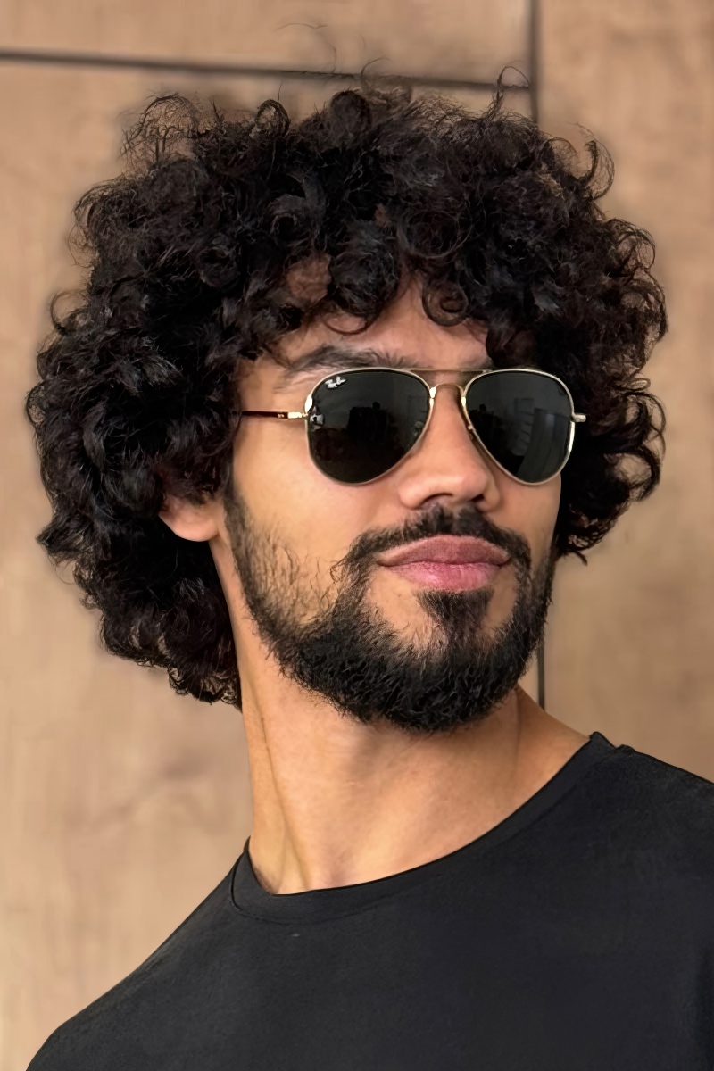 Ray-Ban Солнцезащитные очки Aviator Large Metal - Green