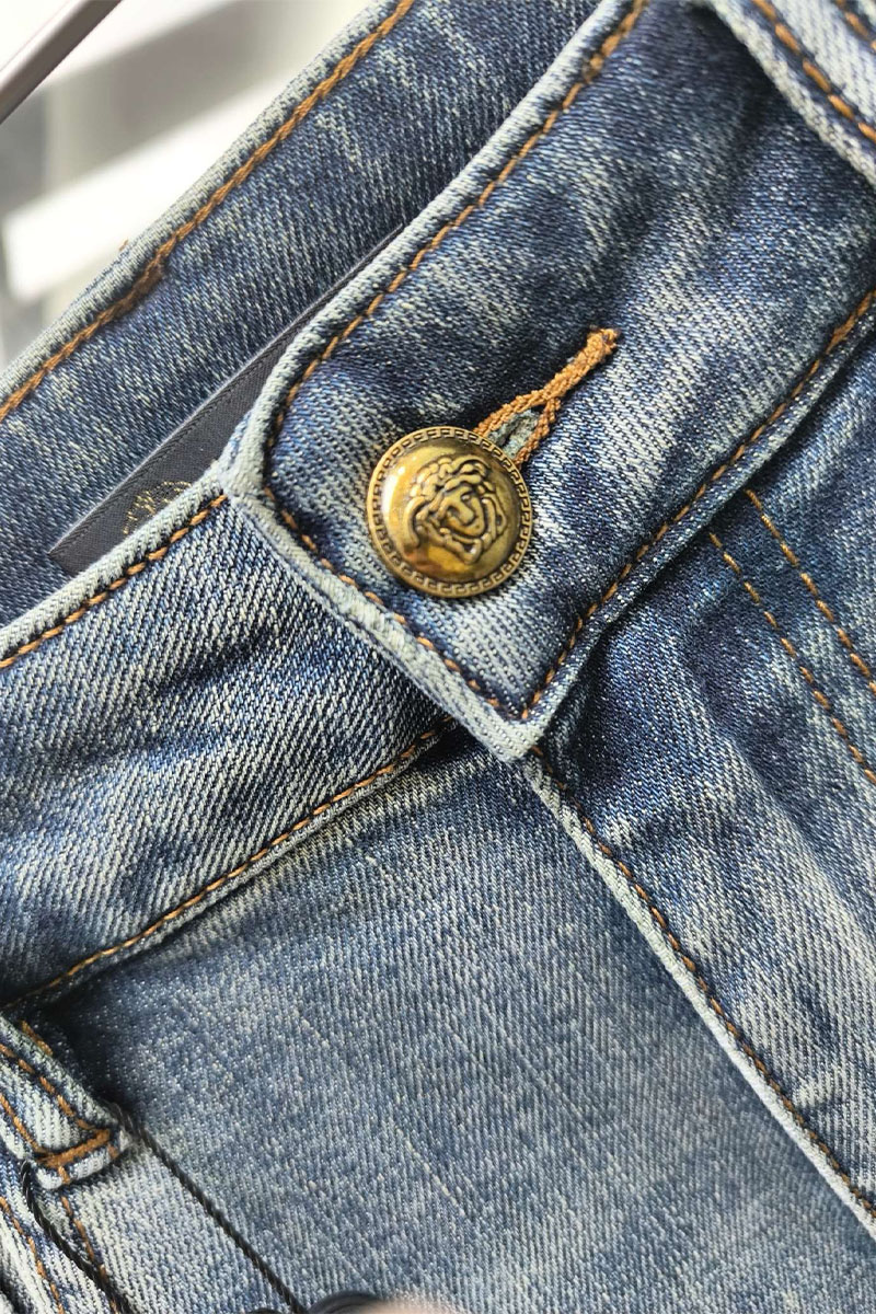 Versace Мужские синие джинсы Premium