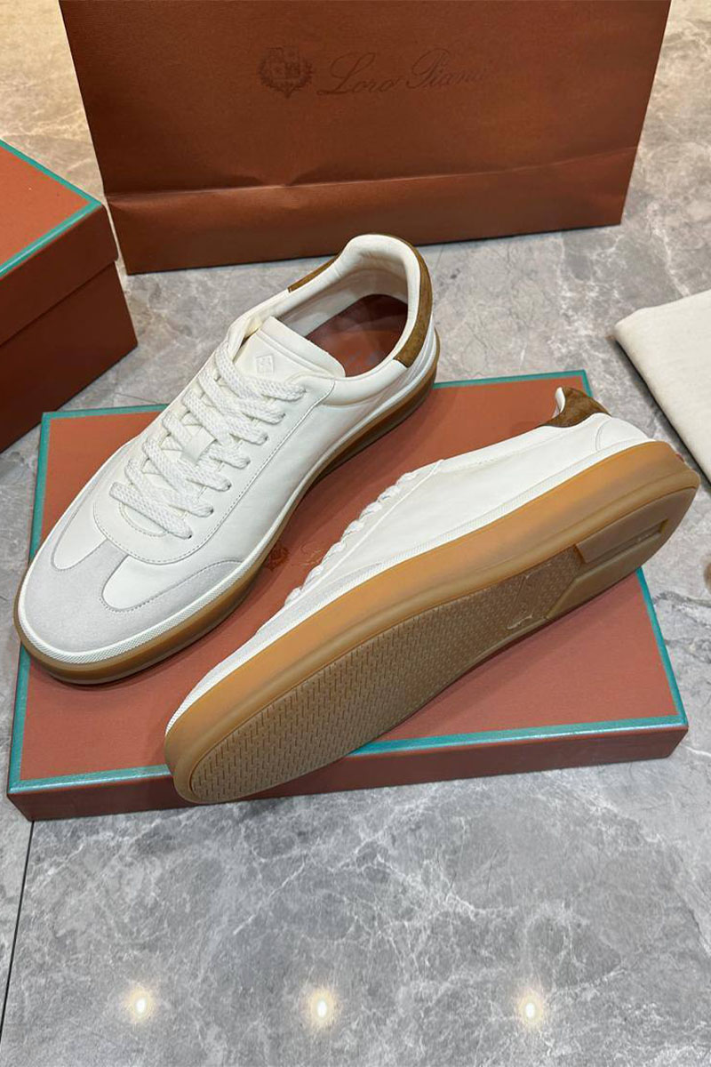 Loro Piana Мужские кроссовки Tennis Walk - White