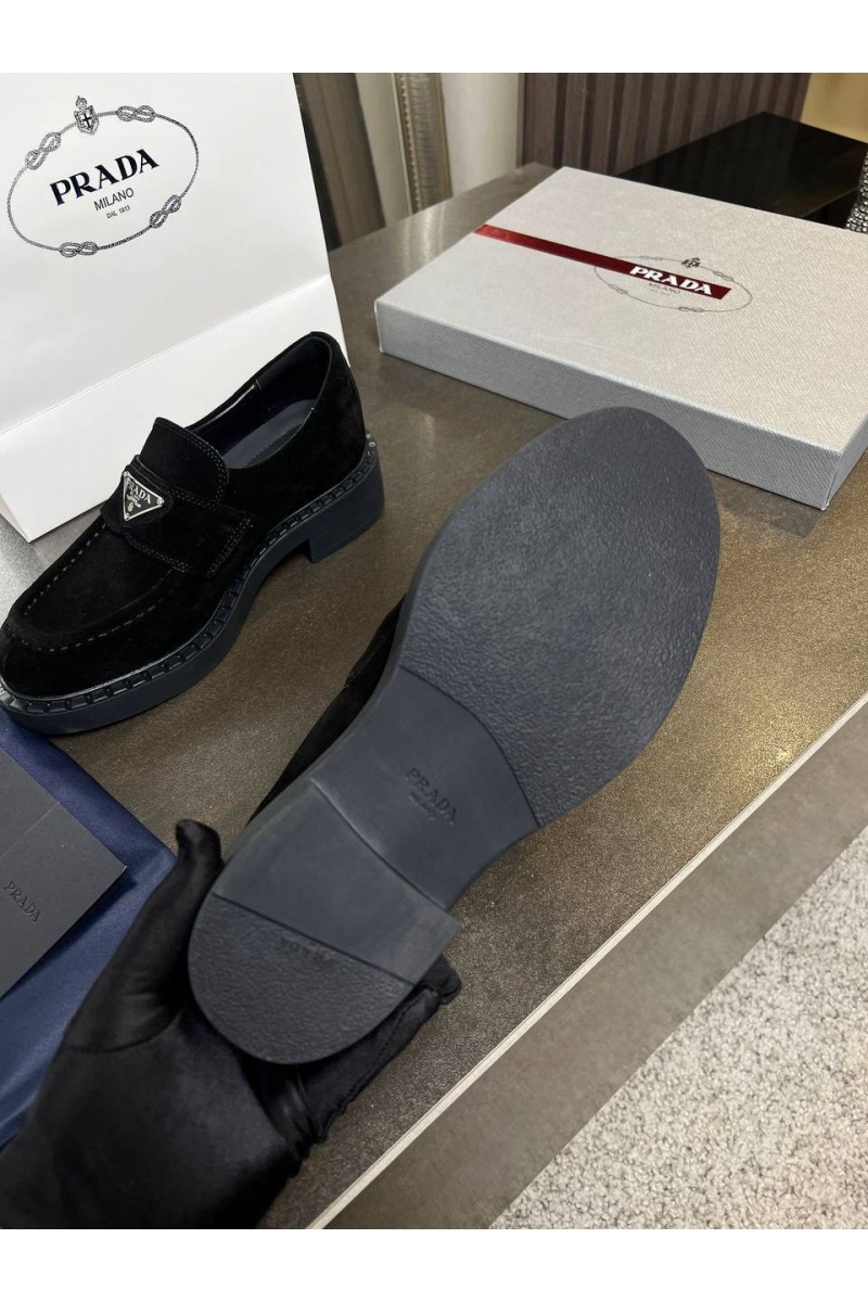 Prada Мужские замшевые лоферы premium
