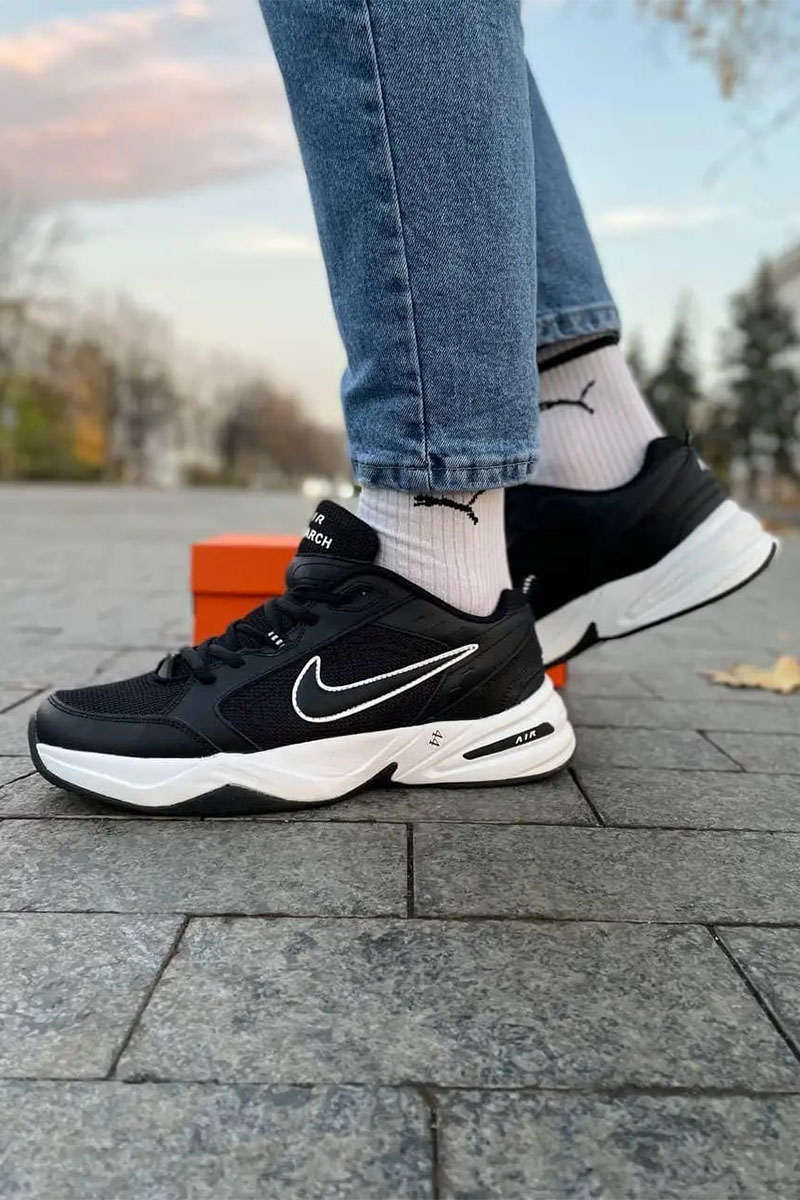 Nike Кроссовки Air Monarch - Black / White