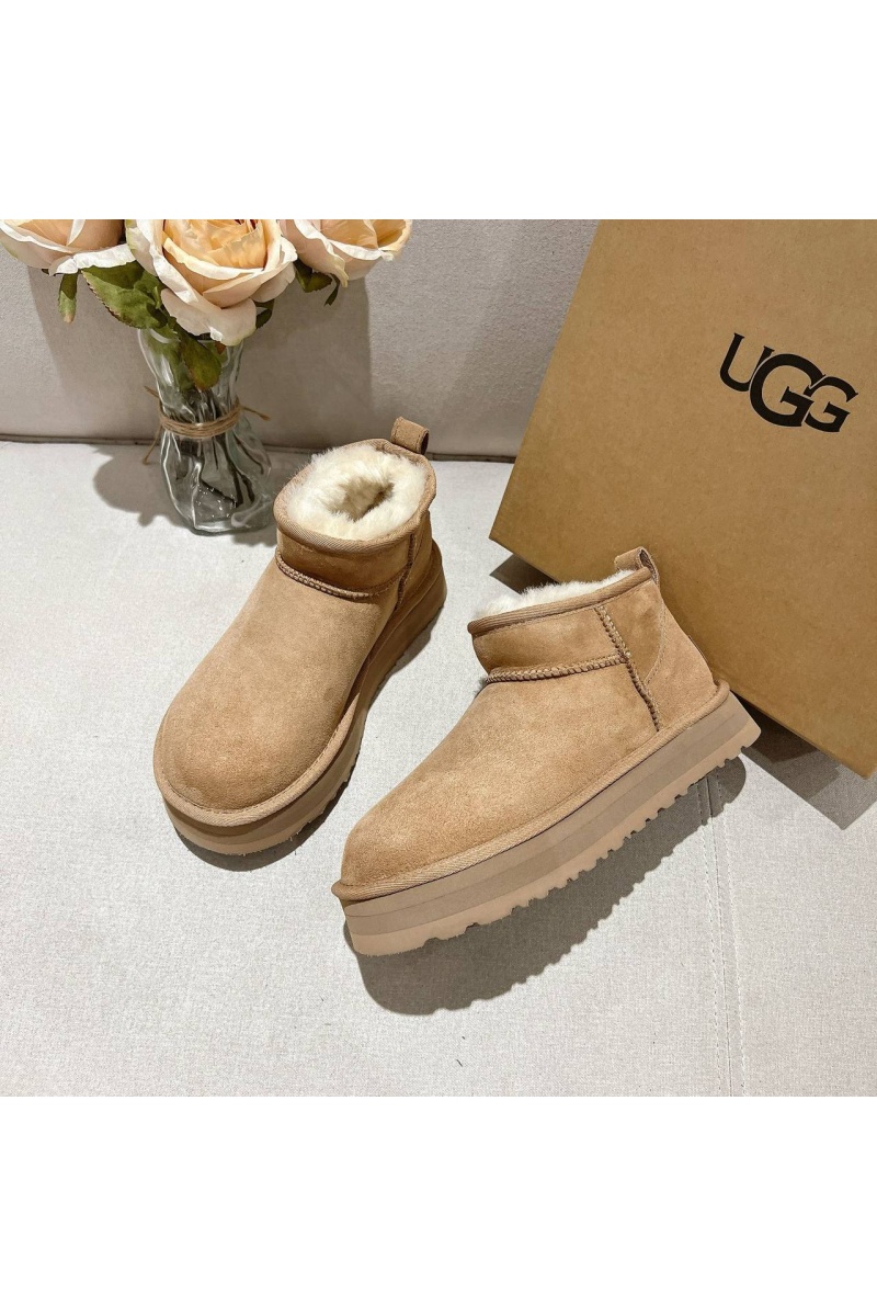 UGG Женские ботинки Classic Ultra Mini Platform - Chestnut