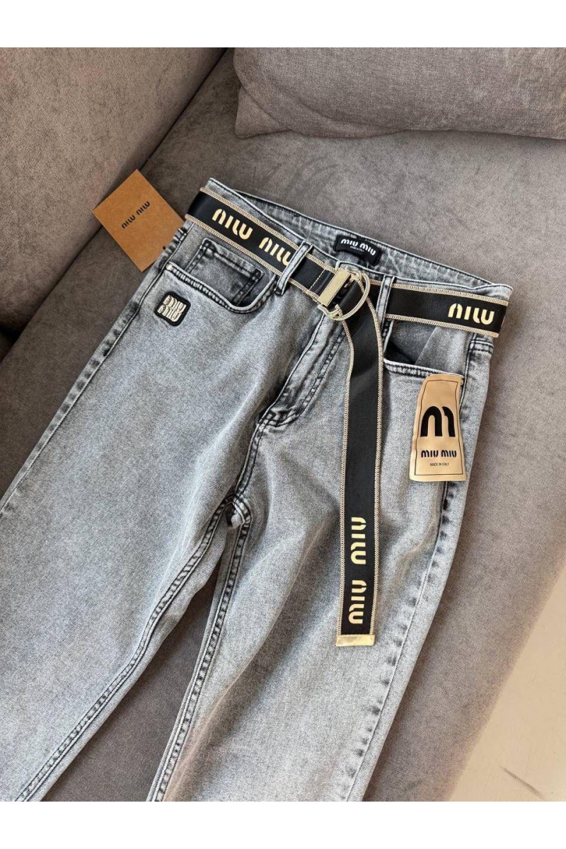 MIU MIU Женские джинсы premium 