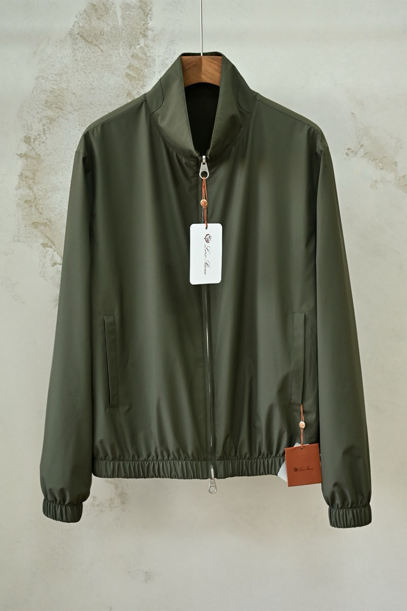 Loro Piana Двусторонняя ветровка premium - Army Green