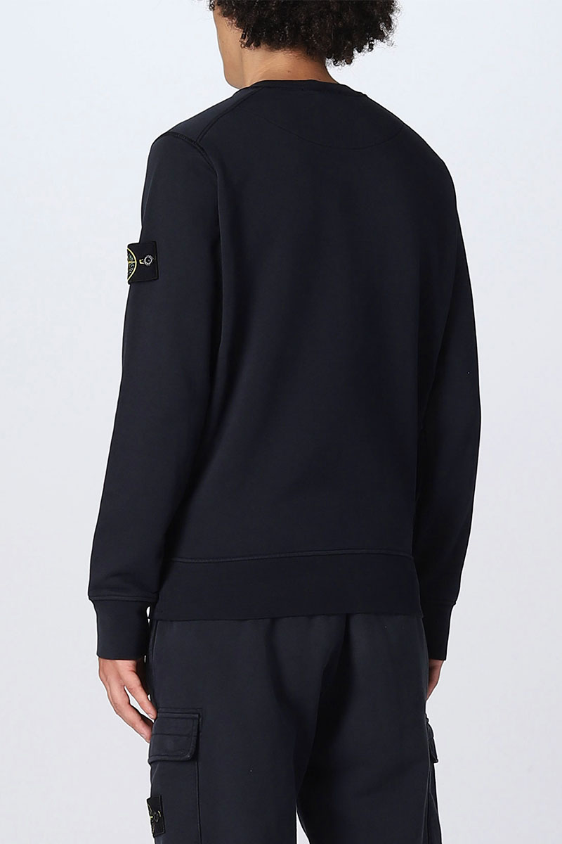 Stone Island Свитшот тёмно-синего цвета compass-patch