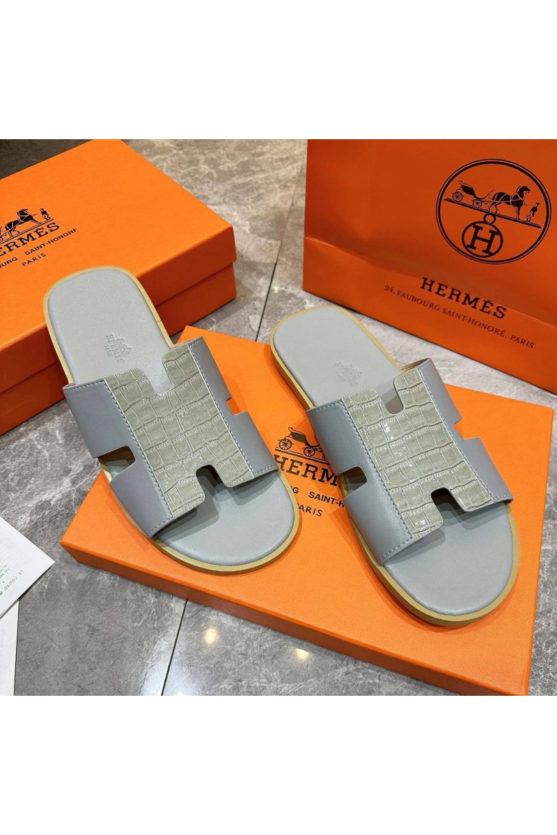 Hermes Мужские шлёпанцы Izmir - Grey