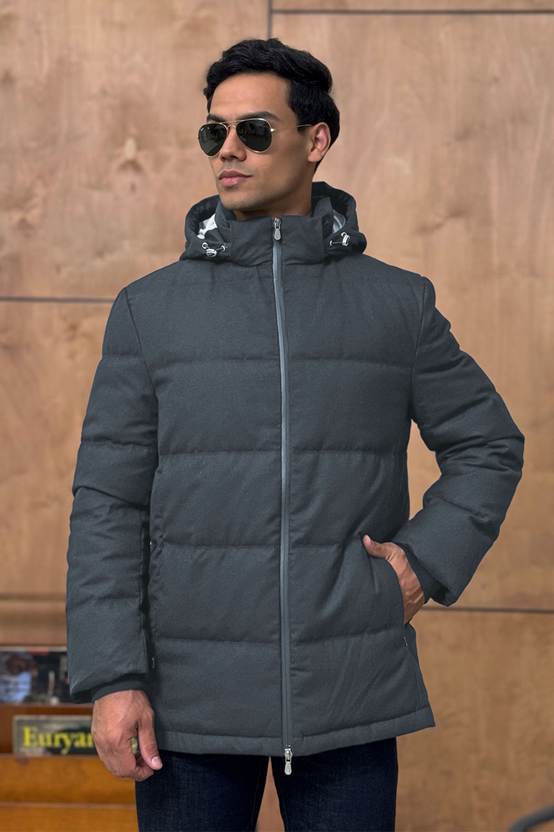 Brunеllо Сuсinеlli Мужской пуховик Premium - Dark Grey