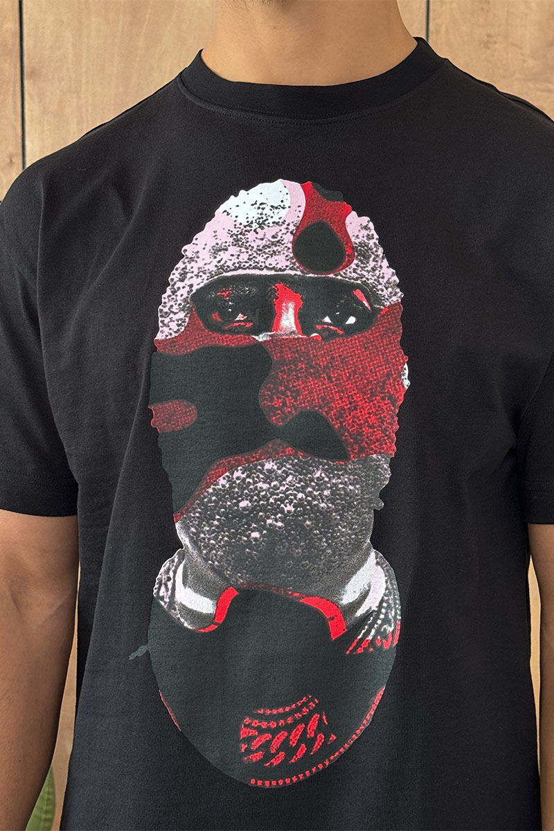 Designer Clothing Мужская чёрная футболка Ih Nom Uh Nit "Mask On"