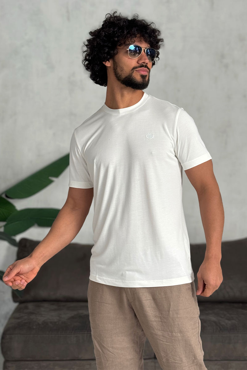 Loro Piana Футболка белого цвета 