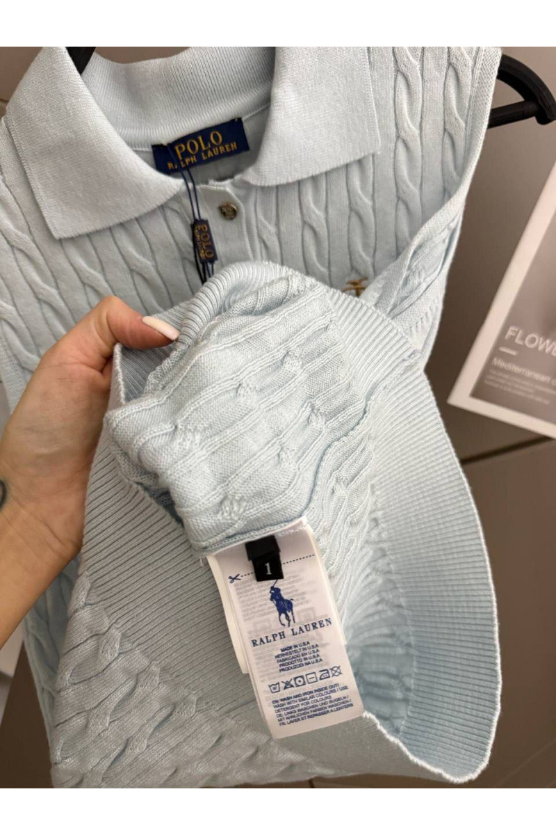 Polo Ralph Lauren Женское поло без рукавов premium