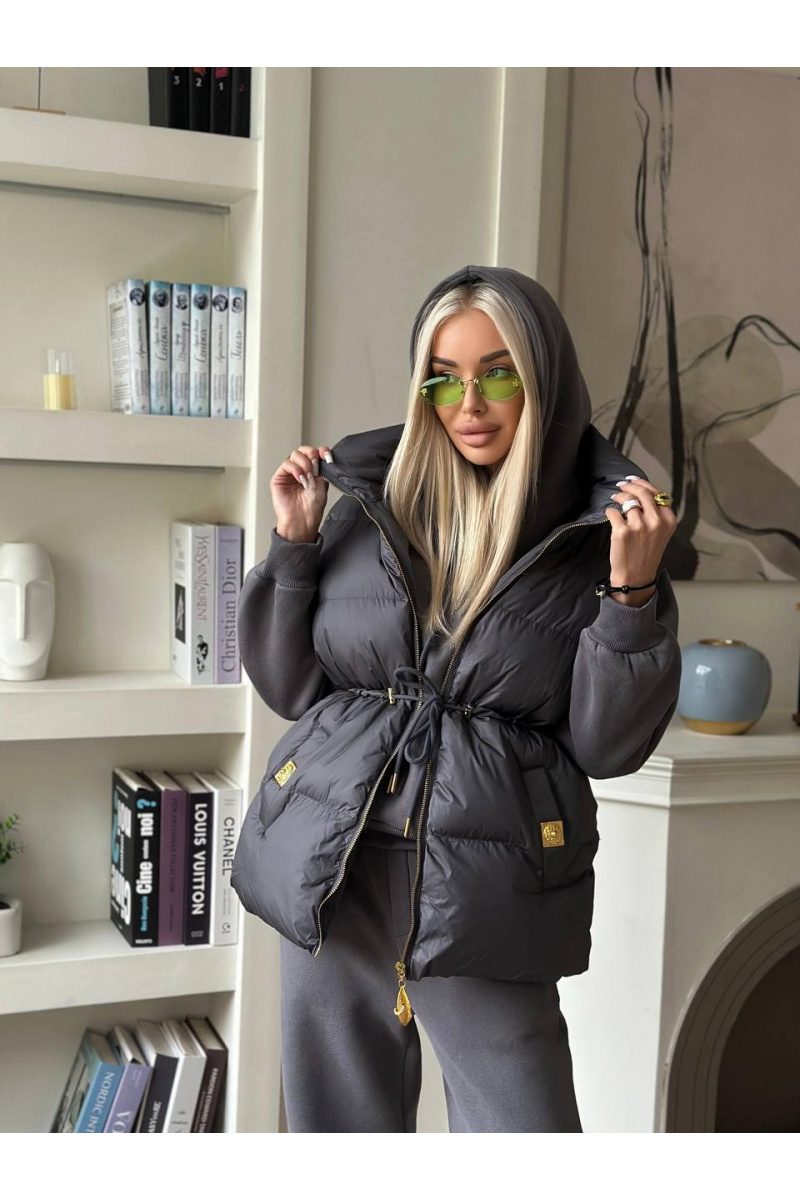 Schiaparelli Женский костюм тройка на флисе premium - Grey