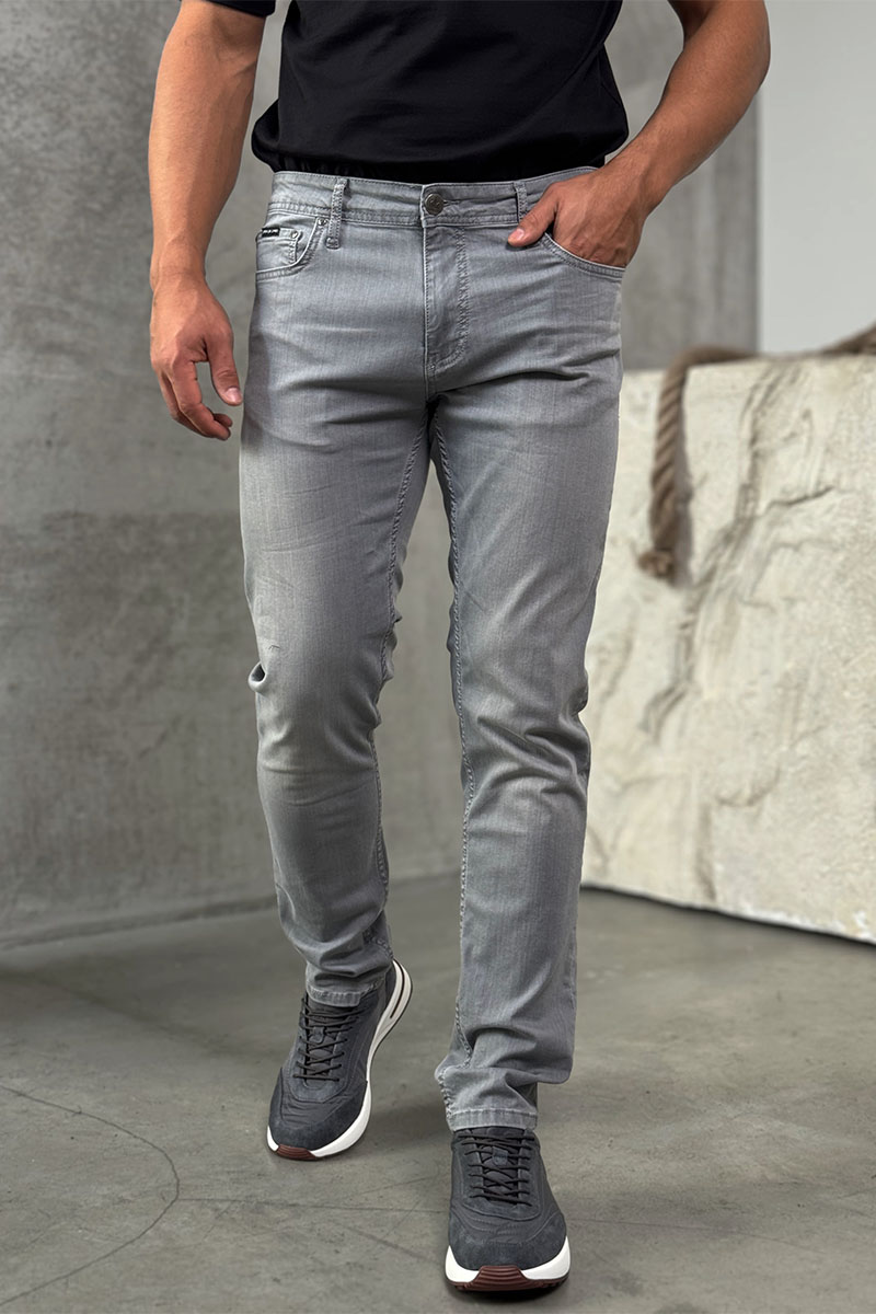 Calvin Klein Мужские джинсы signature selvedge - Grey 
