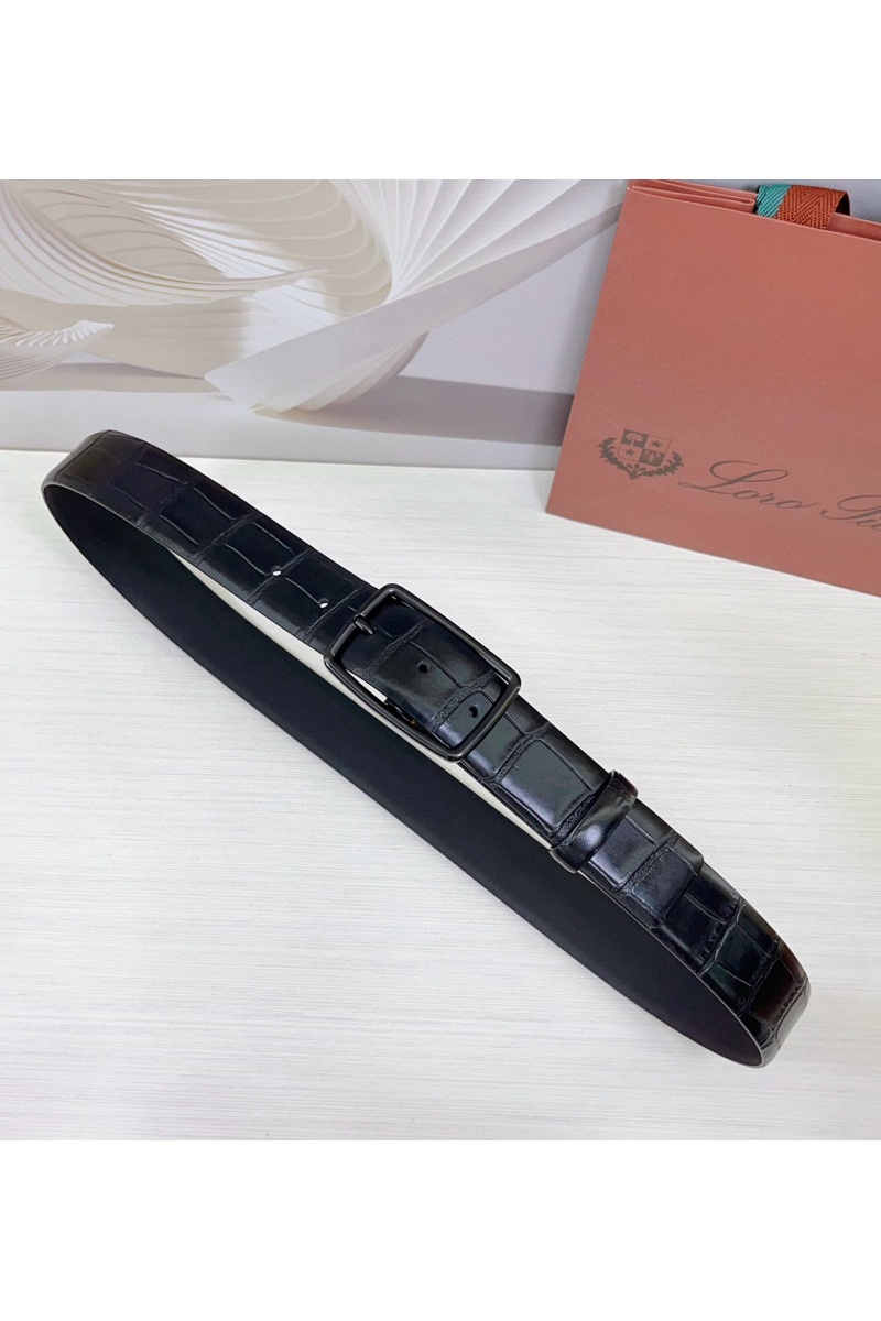 Loro Piana Кожаный ремень Premium (ширина 3.5 см)