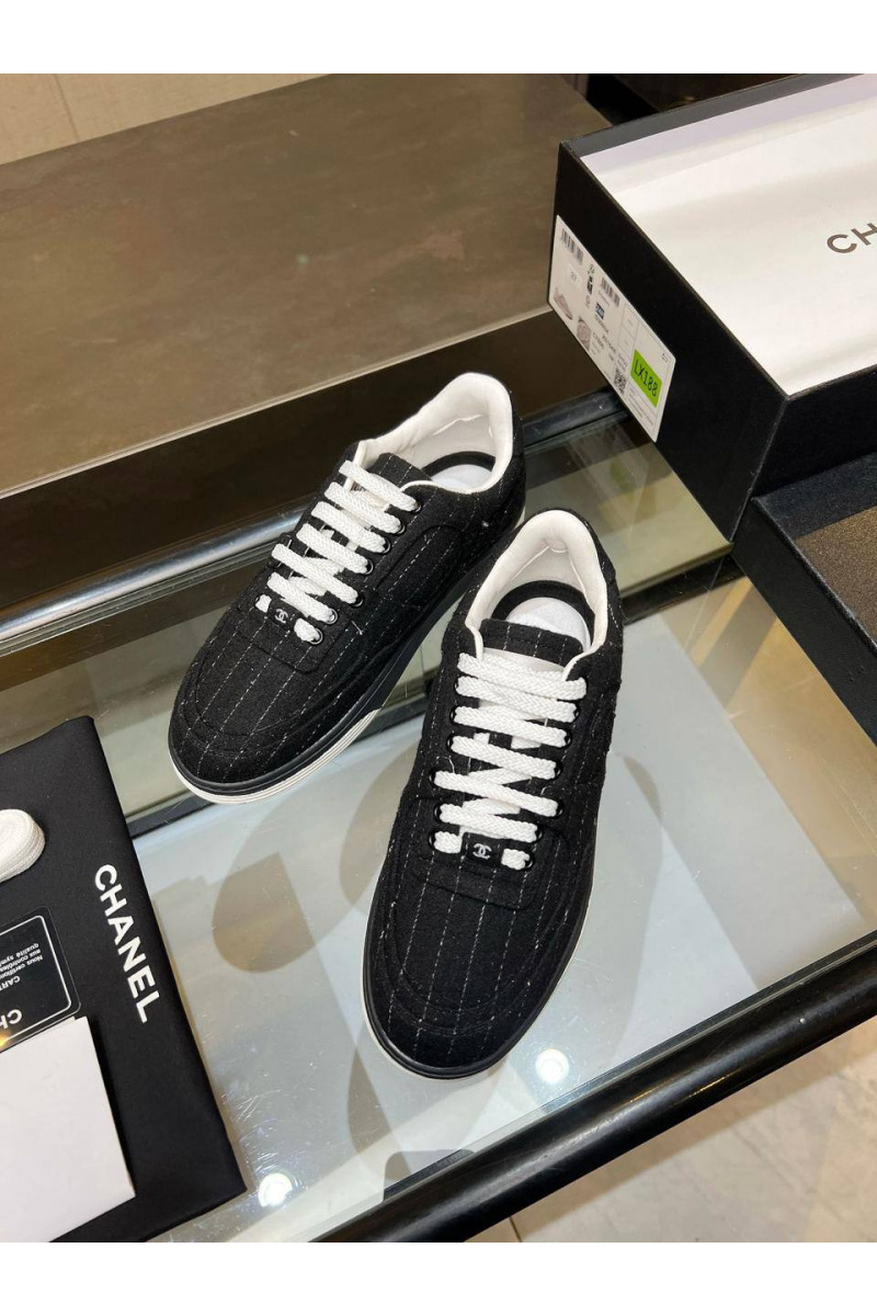 Chаnеl Женские кроссовки Tweed premium