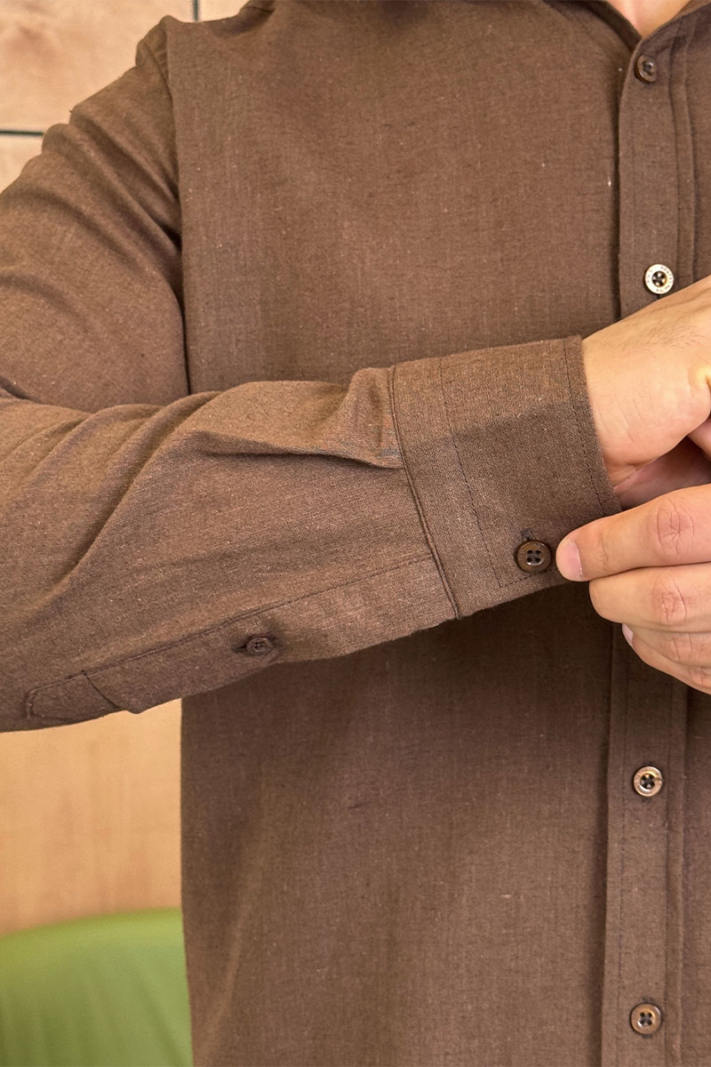 Polo Ralph Lauren Мужская рубашка коричневого цвета