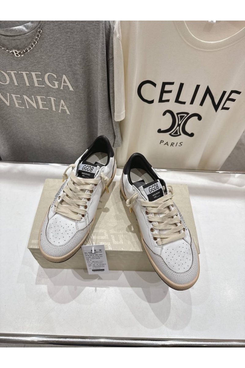 Designer Clothing Женские кожаные кроссовки Golden Goose Super Star premium