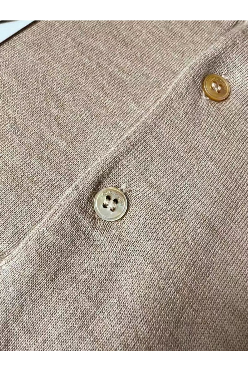 Loro Piana Поло с длинным рукавом Premium - Flower Aprecot