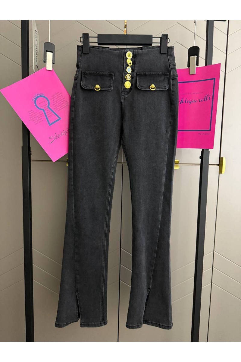 Schiaparelli Женские чёрные джинсы premium