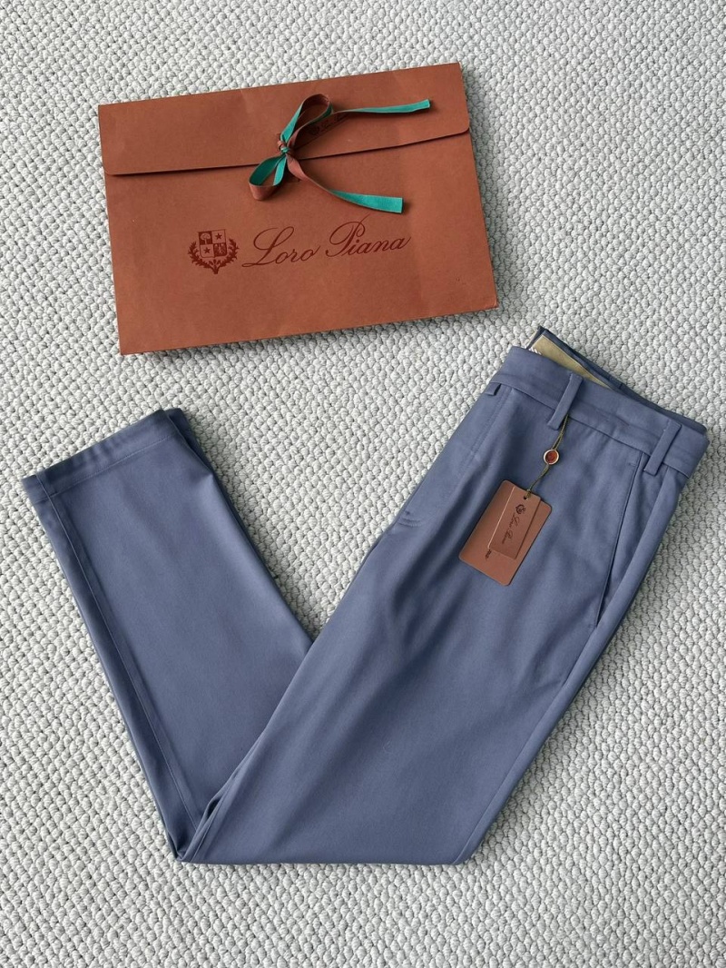 Loro Piana Мужские брюки Premium - Denim Blue