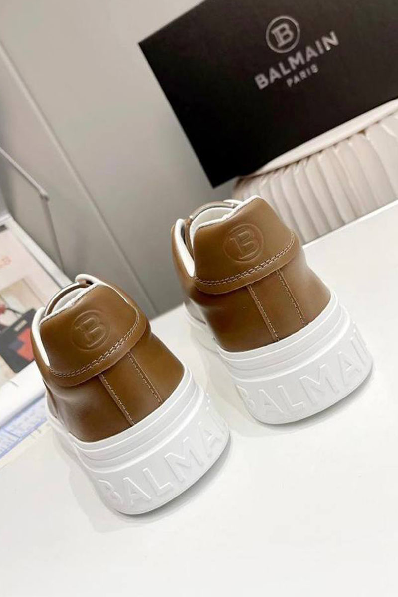 Balmain Мужские кожаные кроссовки B-Court
