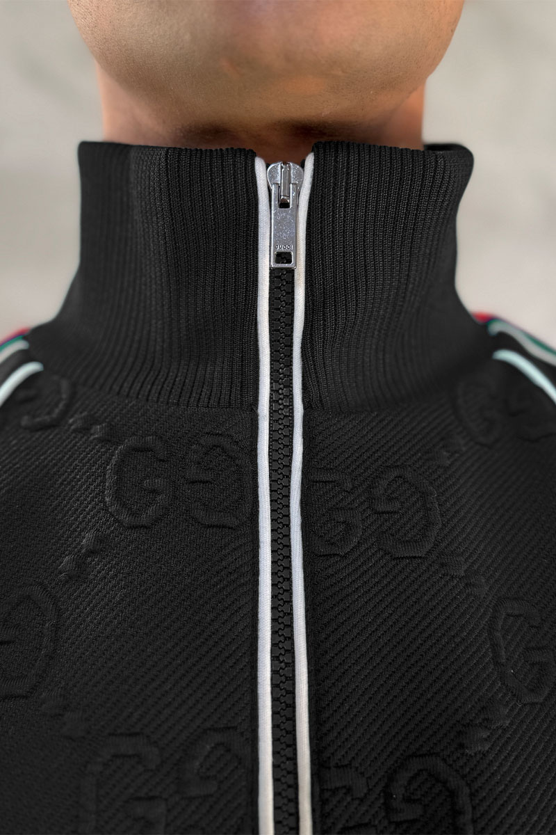 Gucci Чёрный спортивный костюм GG jacquard