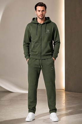 Спортивный костюм logo-embroidered - Green