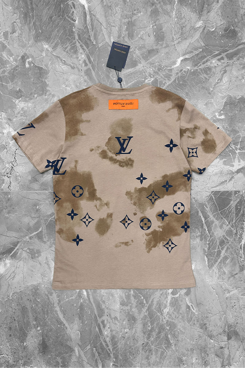 Lоuis Vuittоn Мужская футболка Monogram tie-dye - Brown