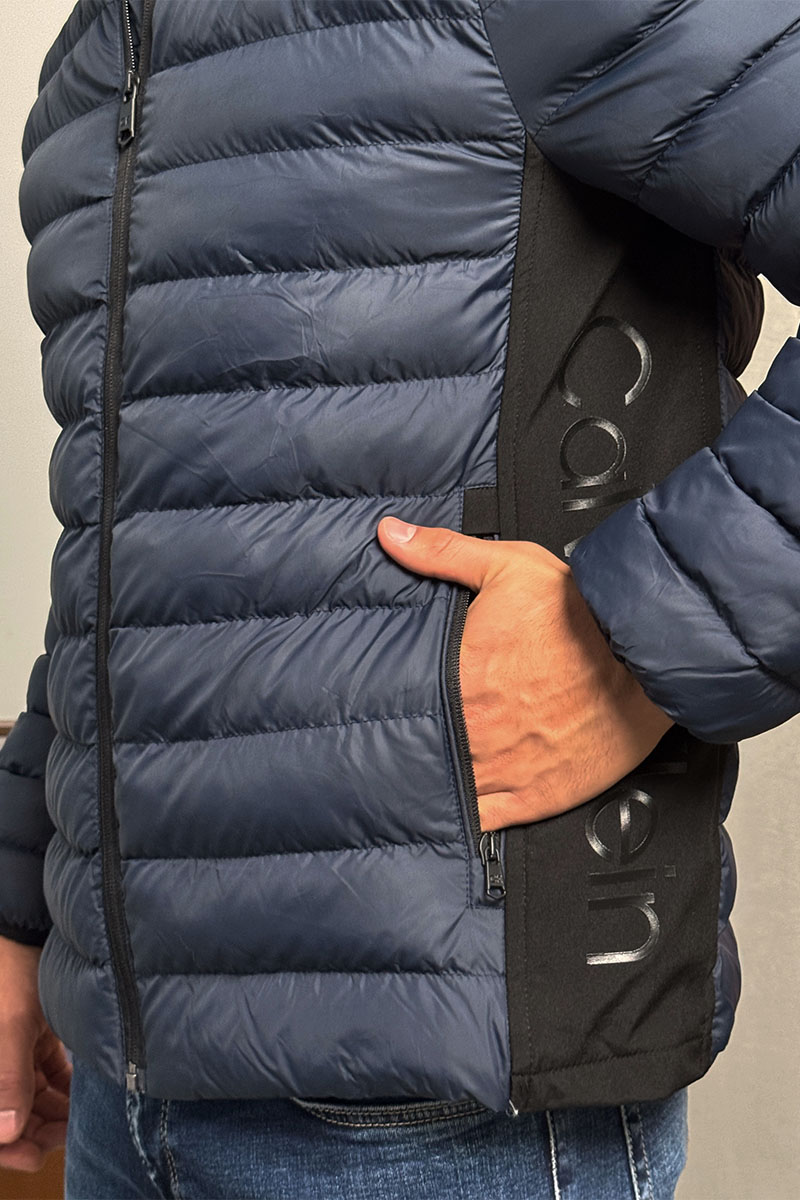 Calvin Klein Мужская куртка side-logo - Navy