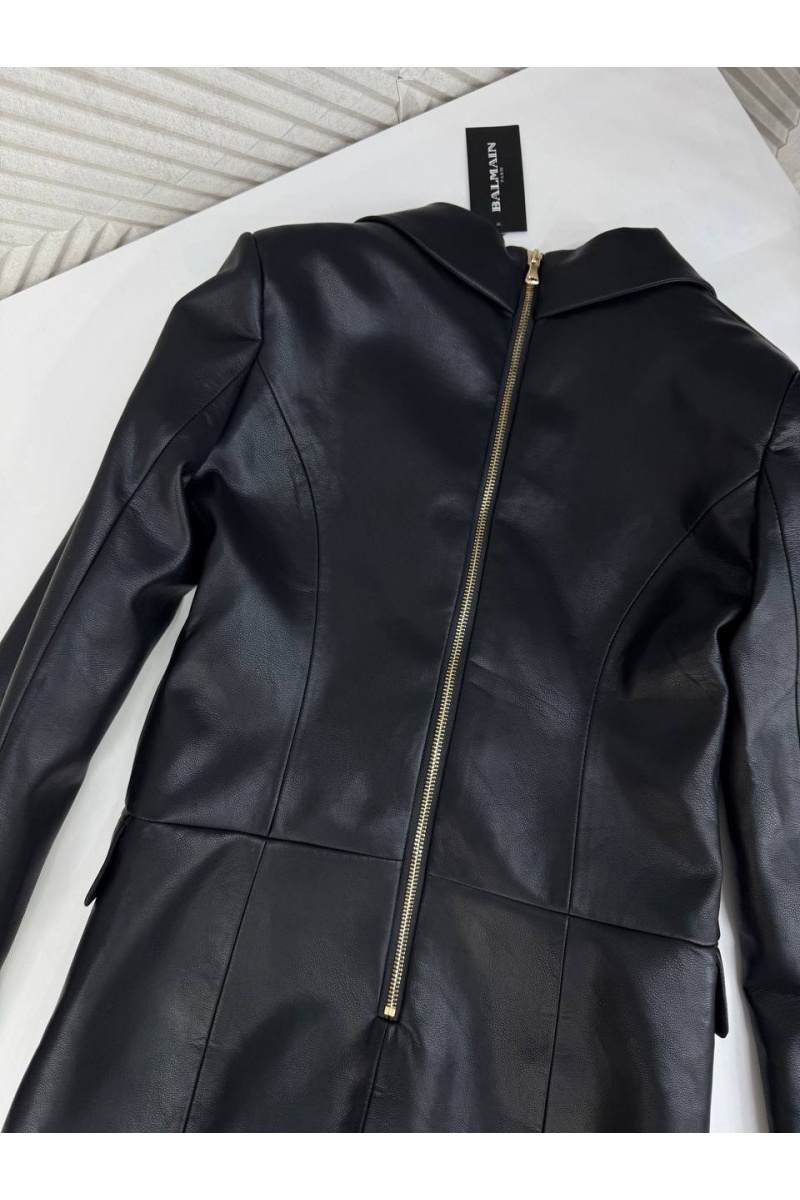 Balmain Чёрное женское платье-пиджак 