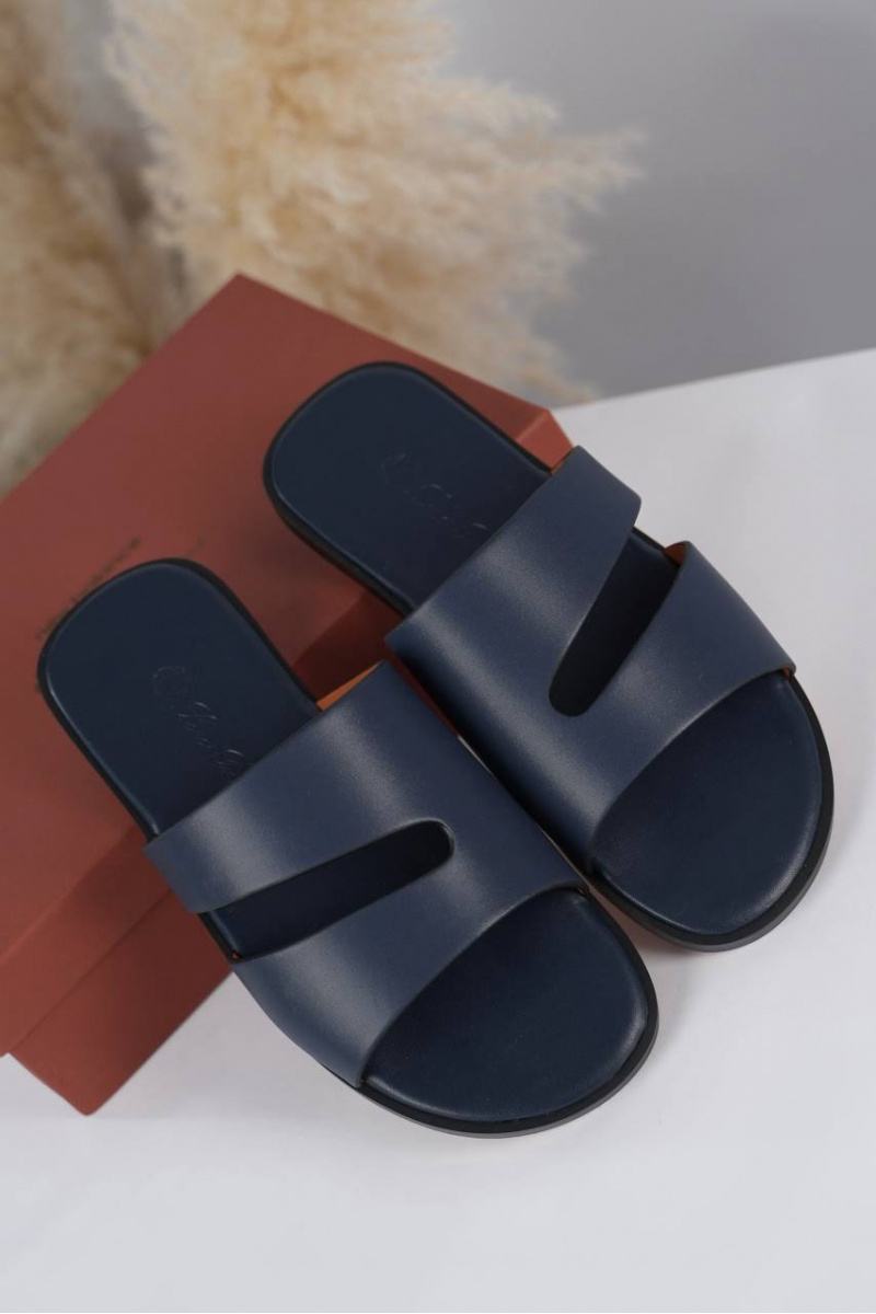 Loro Piana Мужские шлёпанцы Pilat Plain Walk