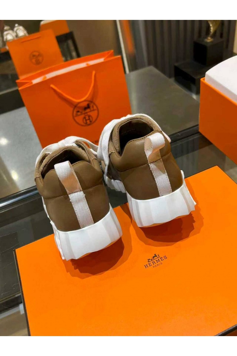 Hermes Женские комбинированные кроссовки Bouncing premium