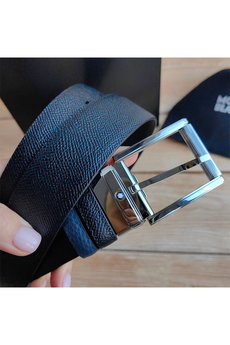 Montblanc Двусторонний кожаный ремень 