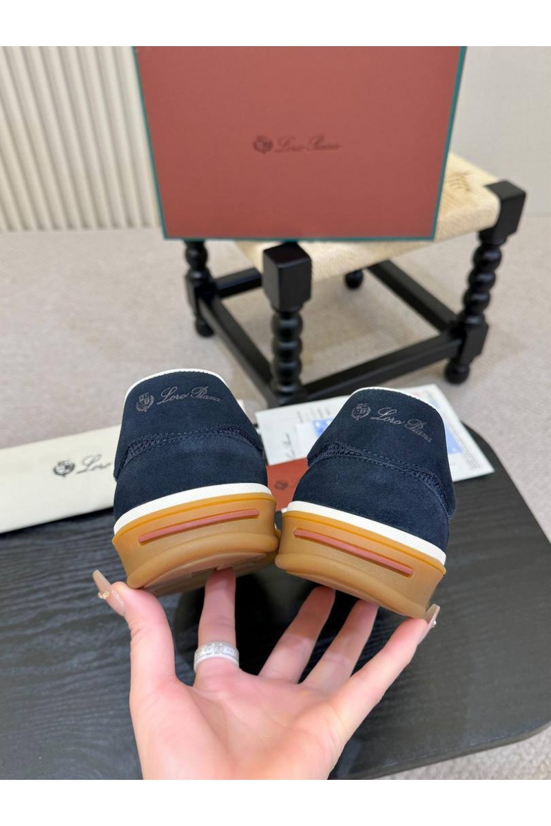 Loro Piana Мужские кроссовки Tennis Walk - Navy