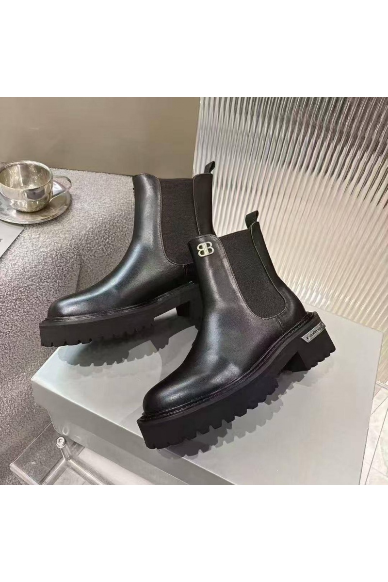 Balenciaga Женские кожаные сапоги premium