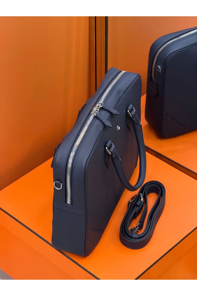 Montblanc Кожаная сумка Meisterstuck premium 37.5x27x8 см