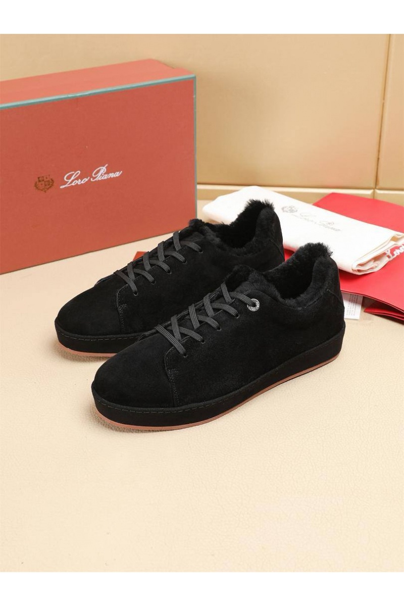 Loro Piana Зимние кроссовки с мехом 