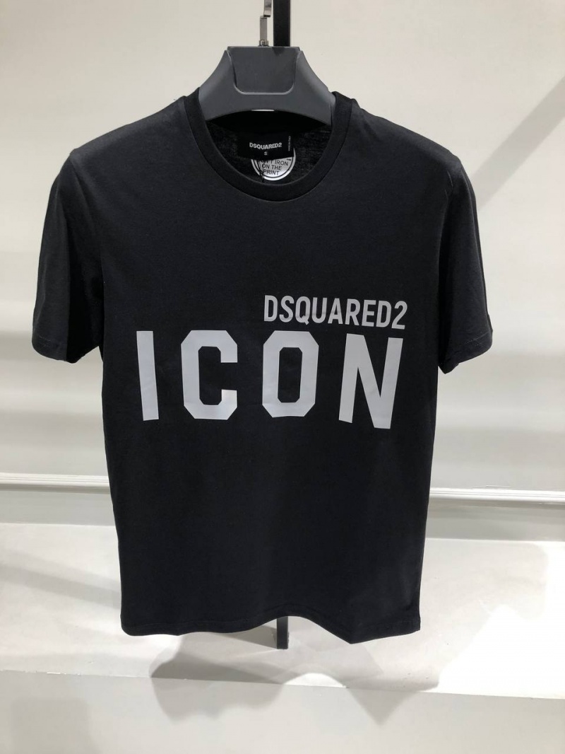 Dsquared2 Мужская футболка "ICON" - Black (20843538)