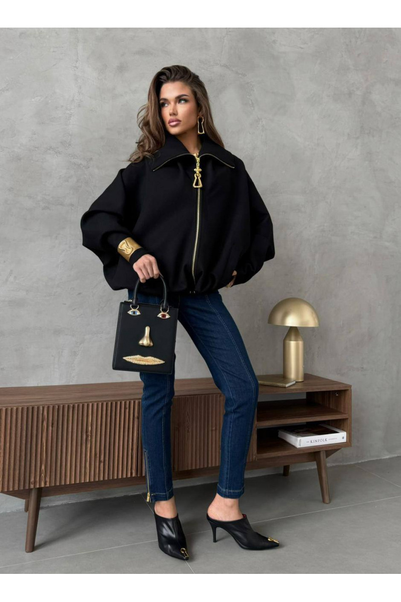 Schiaparelli Женская куртка чёрного цвета premium