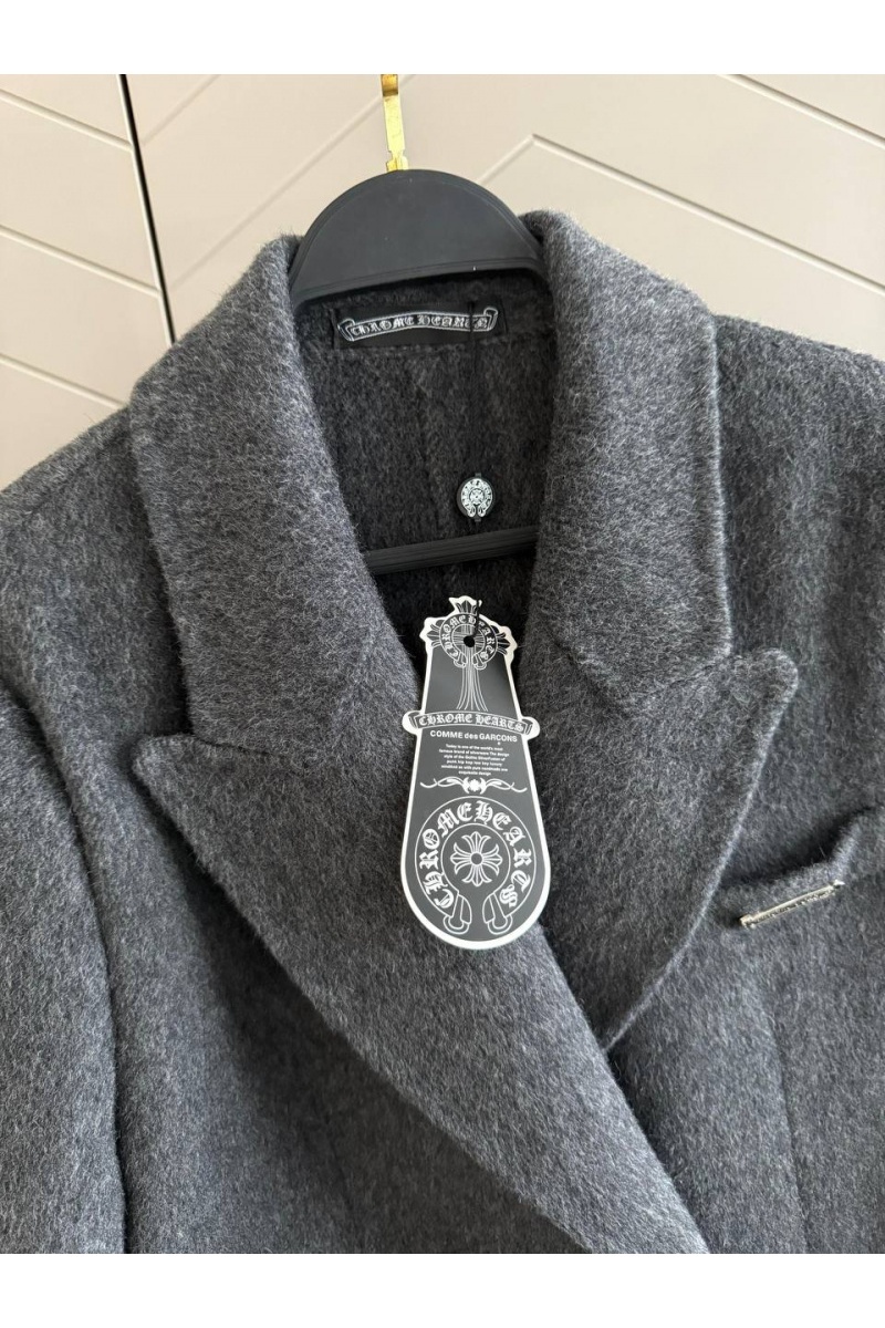 Chrome Hearts Женское шерстяное пальто пиджак Premium - Grey