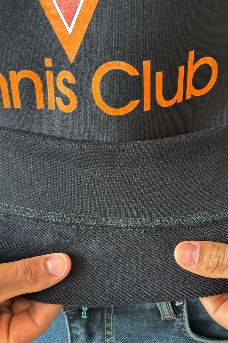 Casablanca Чёрный свитшот tennis club 
