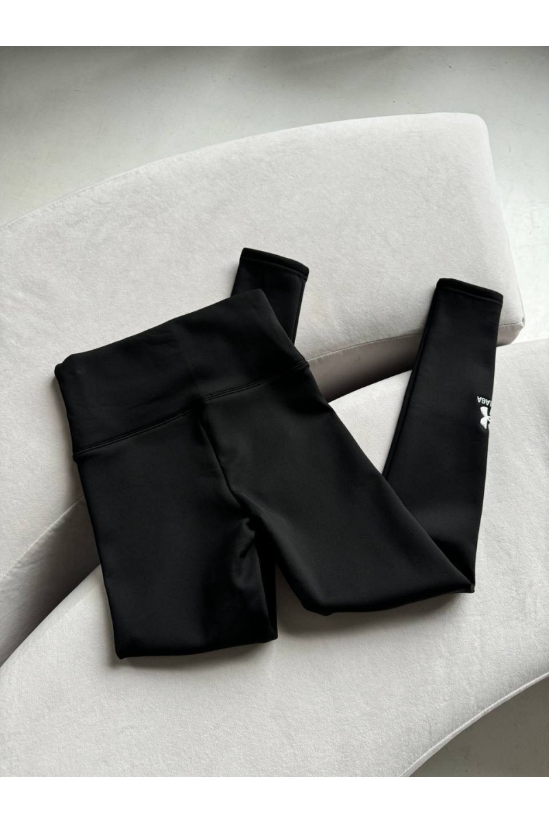 Balenciaga Женские чёрные леггинсы 