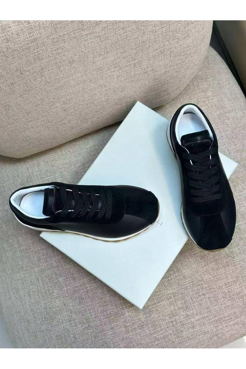 Brunеllо Сuсinеlli Женские комбинированные кроссовки low-top premium