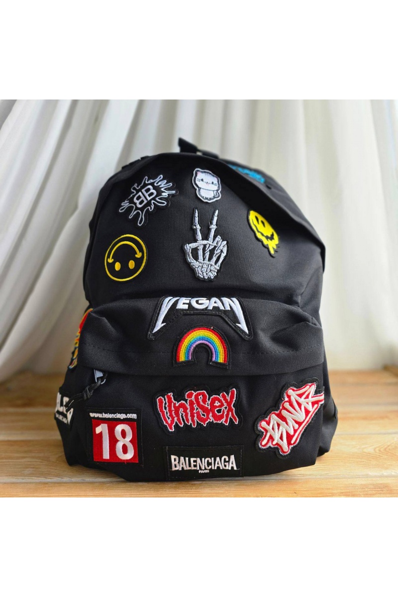 Balenciaga Текстильный рюкзак Explorer Animation 42x32 см