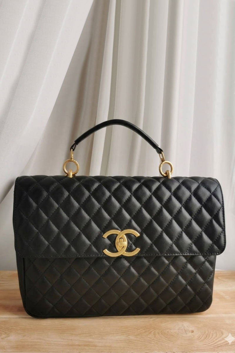 Chаnеl Кожаная сумка 36x25 см