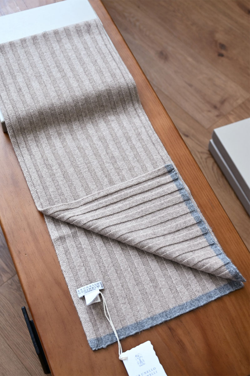 Brunеllо Сuсinеlli Кашемировый шарф Premium - Beige