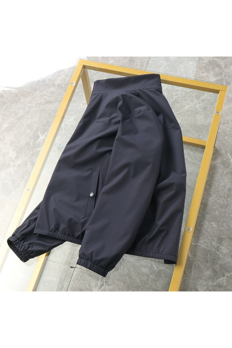 Zegna Мужская тёмно-синяя ветровка 