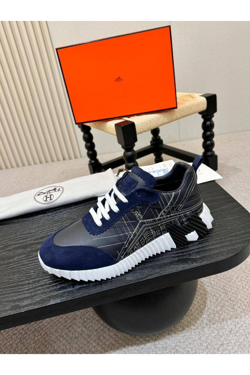 Hermes Мужские кроссовки Bouncing - Navy