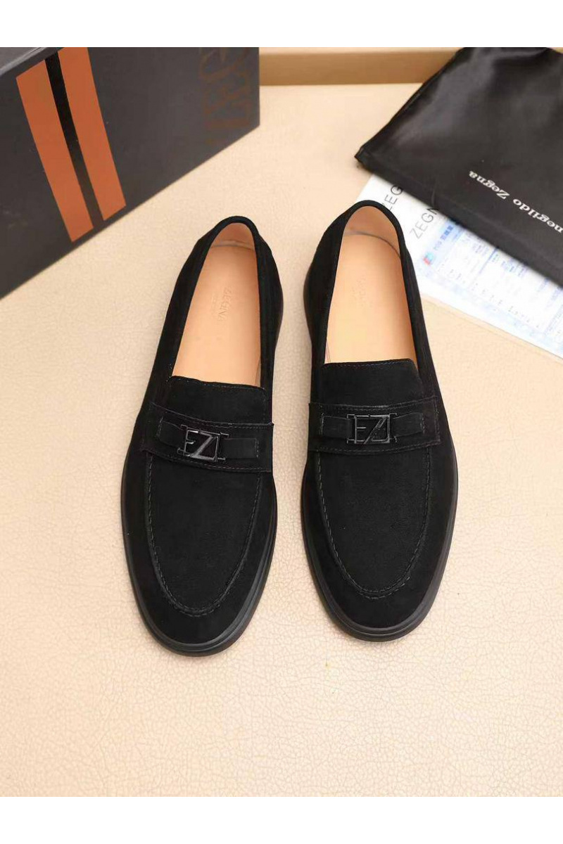 Zegna Мужские замшевые лоферы 