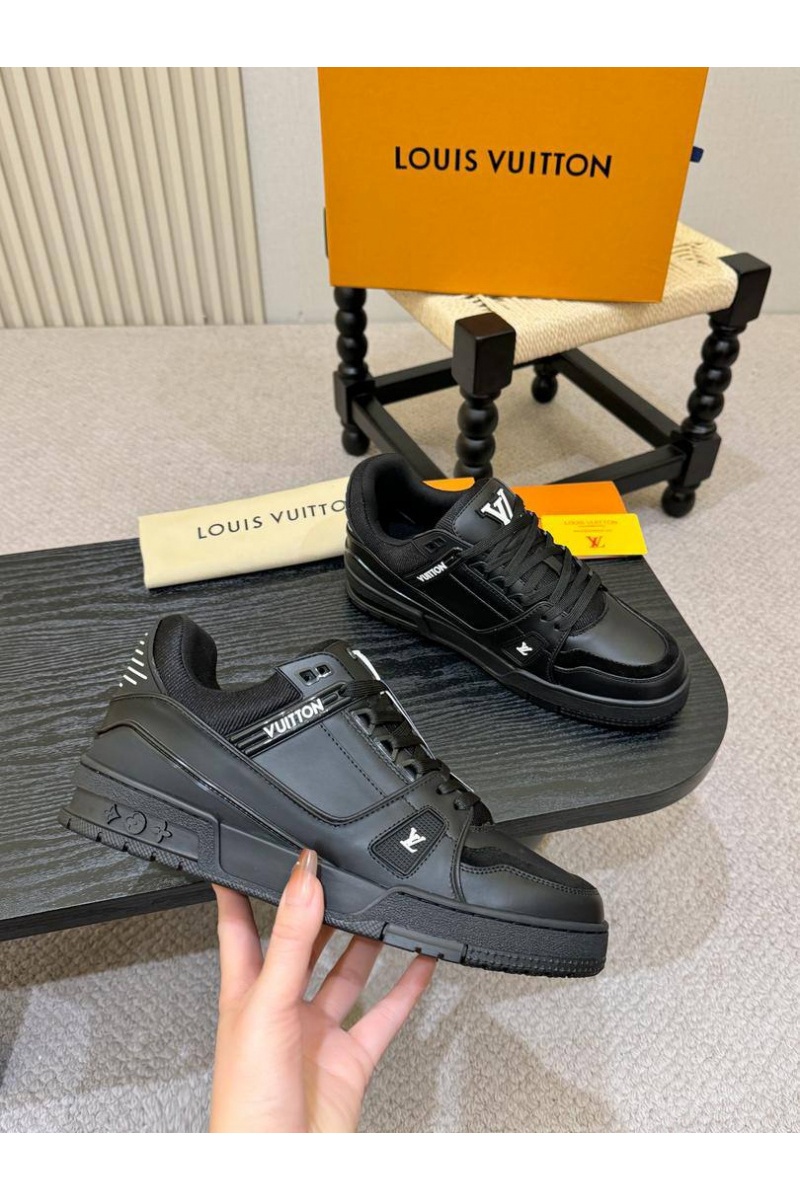Lоuis Vuittоn Мужские кроссовки Trainer - Black